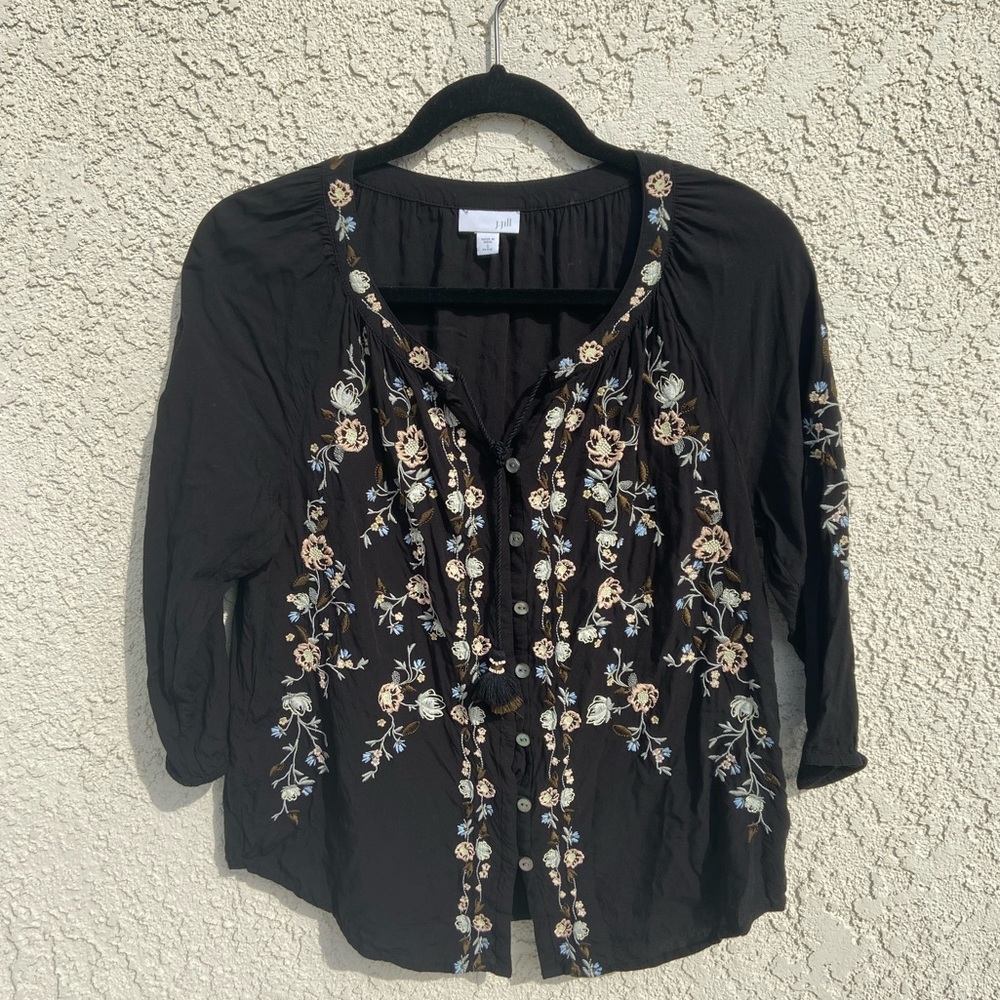 J. Jill Embroidered Top